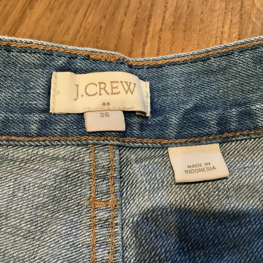 J.Crew cutoff jean shorts distressed size 26